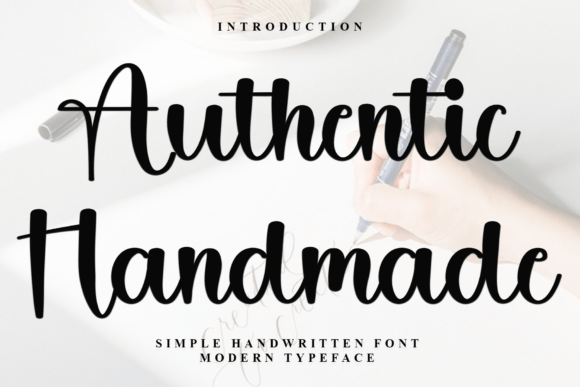 Authentic Handmade: A Script Font for Editorial Design