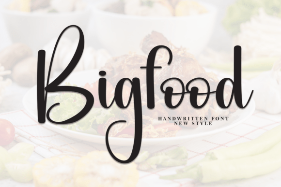 Bigfood: A Script Font for Expressive Web Design