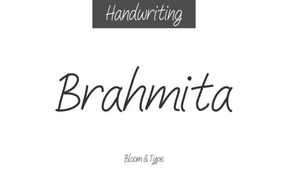 Brahmita: A Graceful Handwritten Font for Your Brand