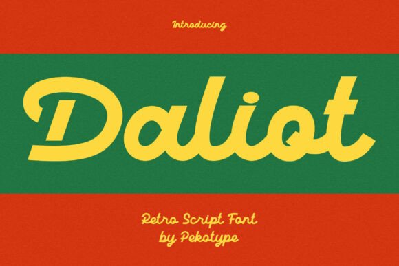 Daliot: A Warm Retro Script Font for Business Branding