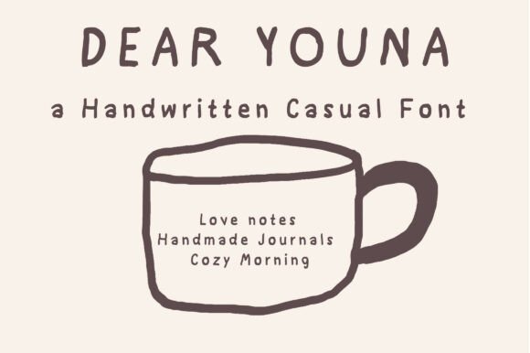 Dear Youna: A Cozy Handwritten Font for Editorial Design