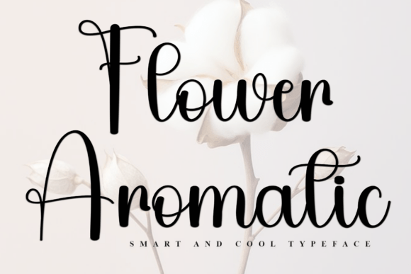 Flower Aromatic Font for Web Designers