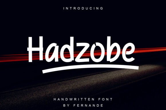 Hadzobe: A Handwritten Typeface That Makes Small Brands Feel Big