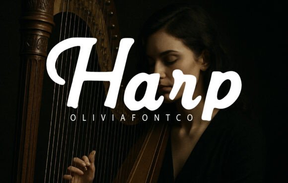 Harp: A Soft Modern Script Font for Web Design