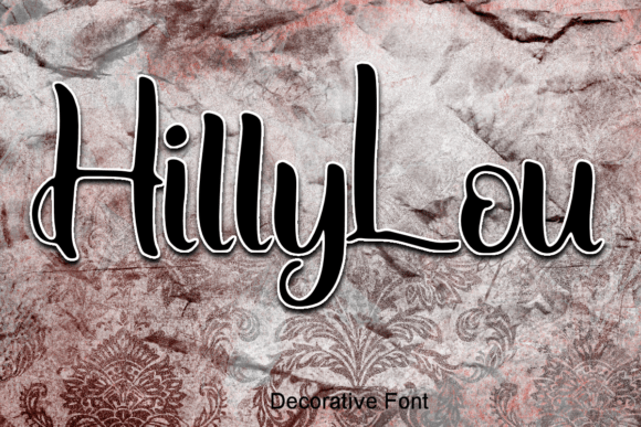 Hillylou: A Handwritten Font for Editorial Design