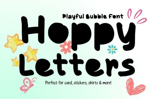 Hoppy Letters: A Friendly Font for Small Business Branding