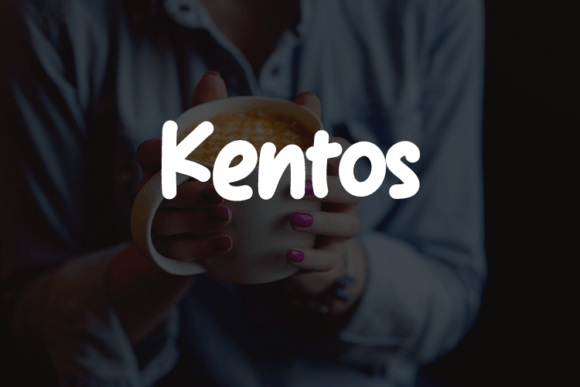 Kentos Typeface: A Script Font for Fashion-Inspired Branding