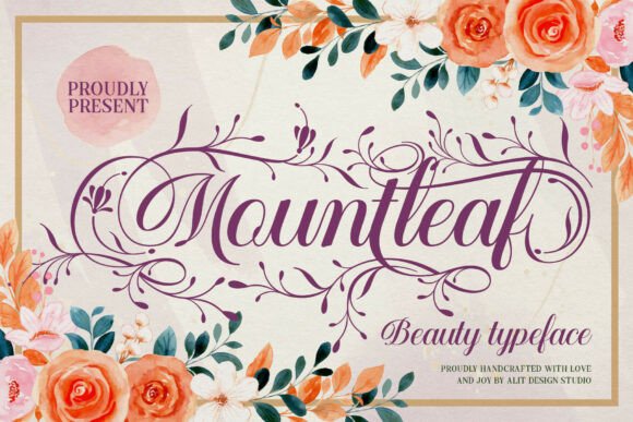 Mountleaf: A Handcrafted Script Font for Elegant Web Design