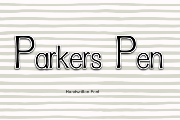 Parkers Pen: A Handwritten Font for Warm Web Design