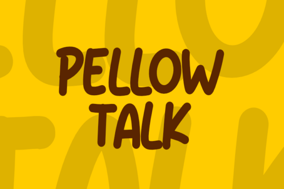 Pellow Talk: A Script Font That Elevates Handmade Products