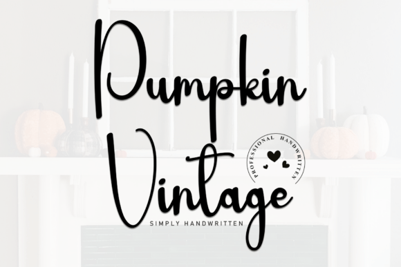 Pumpkin Vintage: A Script Font That Brings Brands to Life