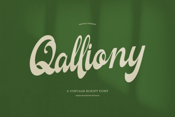 Qalliony: A Script Font That Makes Your Brand Unforgettable