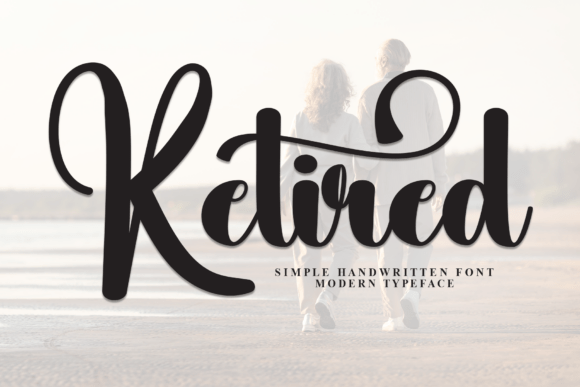 Retired – A Stylish Script Font with Artistic Flair
