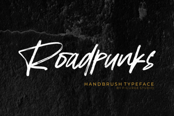 Roadpunks: A Handbrush Typeface for Bold Web Design