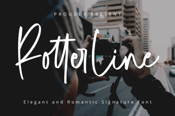 Rotterline: A Refined Script Font for Editorial Design