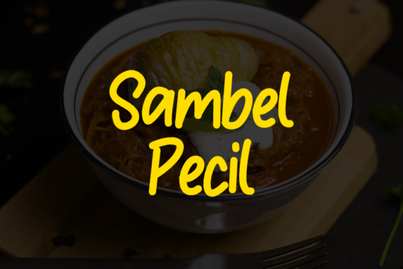 Sambel Pecil: The Script Font for Stronger Campaign Visuals