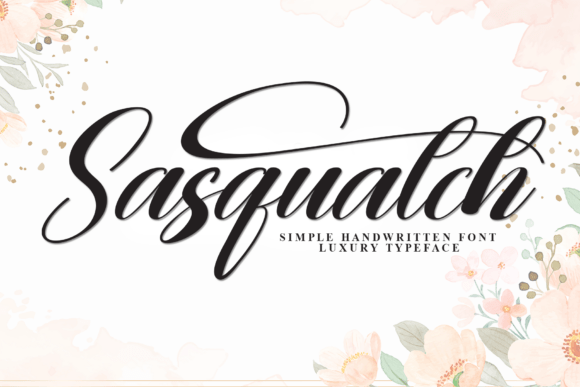 Sasquatch: A Script Font for Expressive Editorial Design