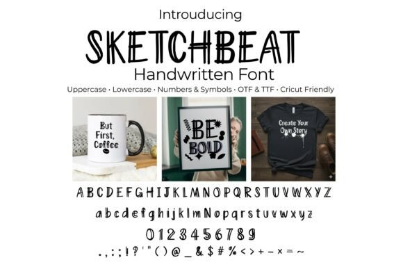 Sketchbeat: A Bold Handwritten Font for Creative Publishing