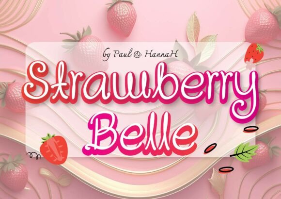 Strawberry Belle: The Sweet Handwritten Font for Crafters