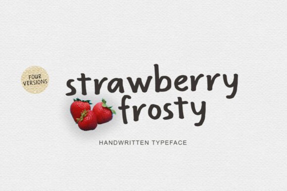 Strawberry Frosty Font: Playful Handwriting for Marketers
