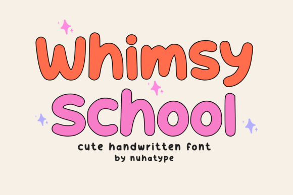 Whimsy School: A Charming Minimalist Handwritten Font